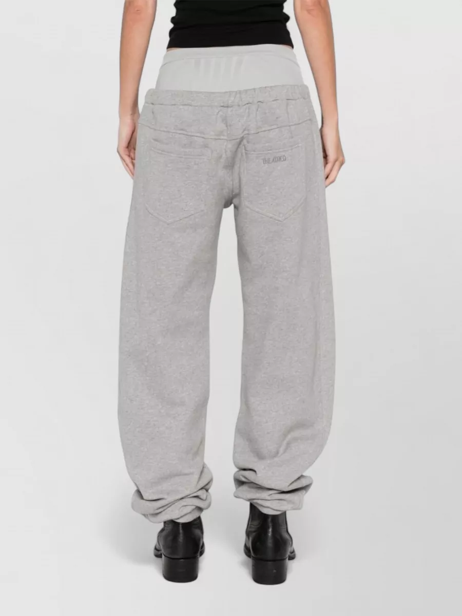 The Attico Relaxed Trousers Elastic Waistband