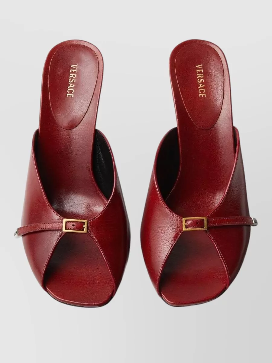 Versace Leather Mules