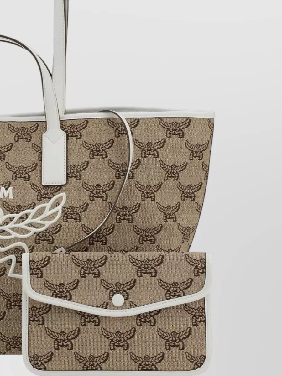 Mcm Medium Himmel Leather Beach Bag