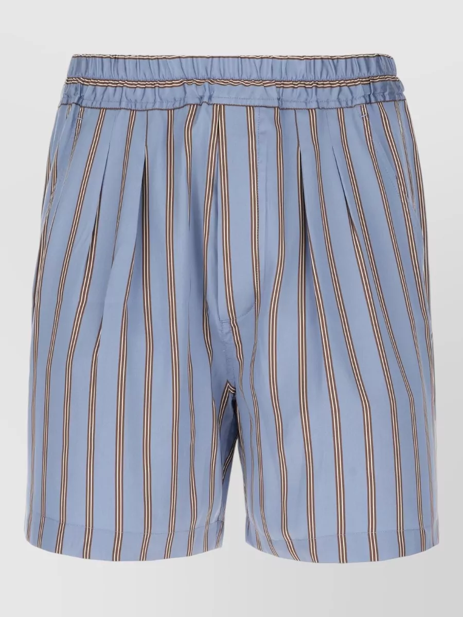 Tom Ford silk printed pleated tailored shorts