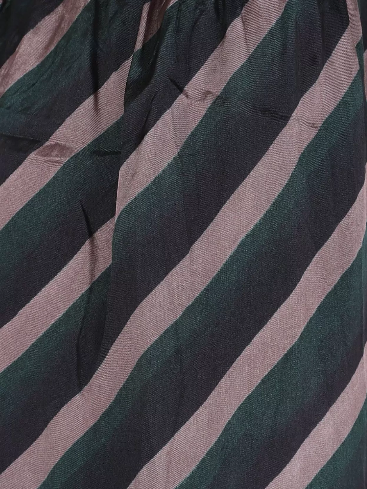 Dries Van Noten Striped Relaxed Fit Trousers With Elastic Waistband