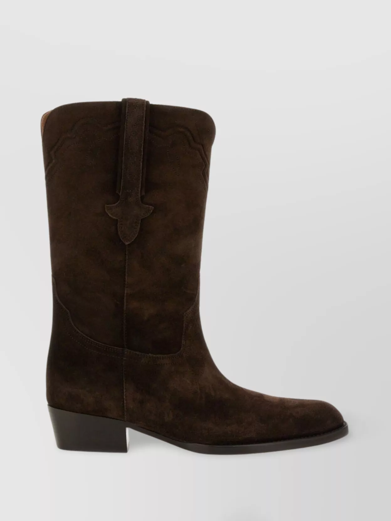 Paris Texas "hilda" Mid-calf Suede Western Boots