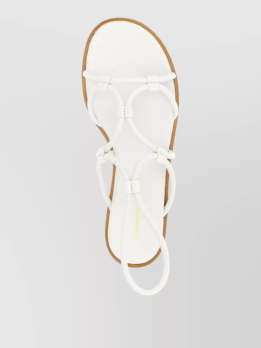 Gianvito Rossi G32574 Flat Sandals Open Toe Straps