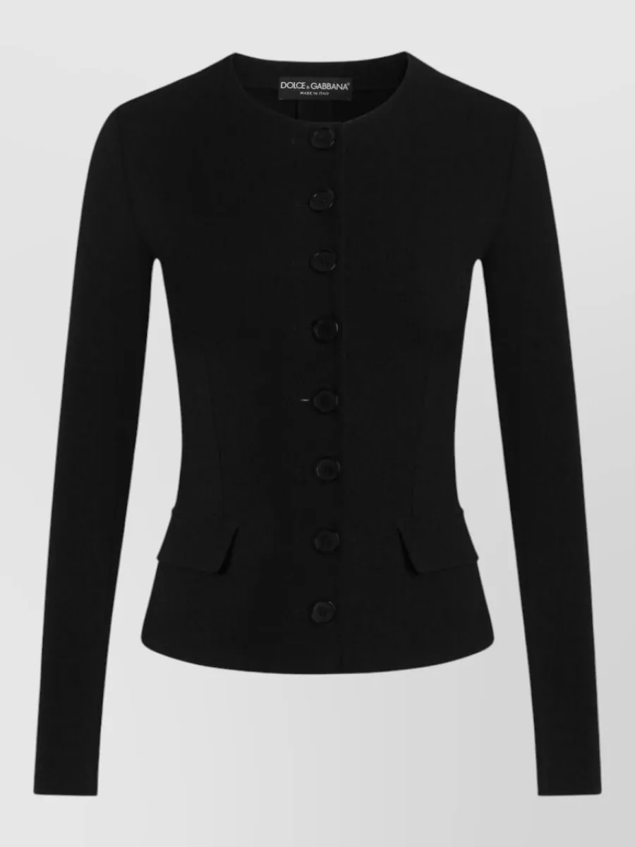 Dolce&Gabbana Virgin wool slim-fit single-breasted blazer