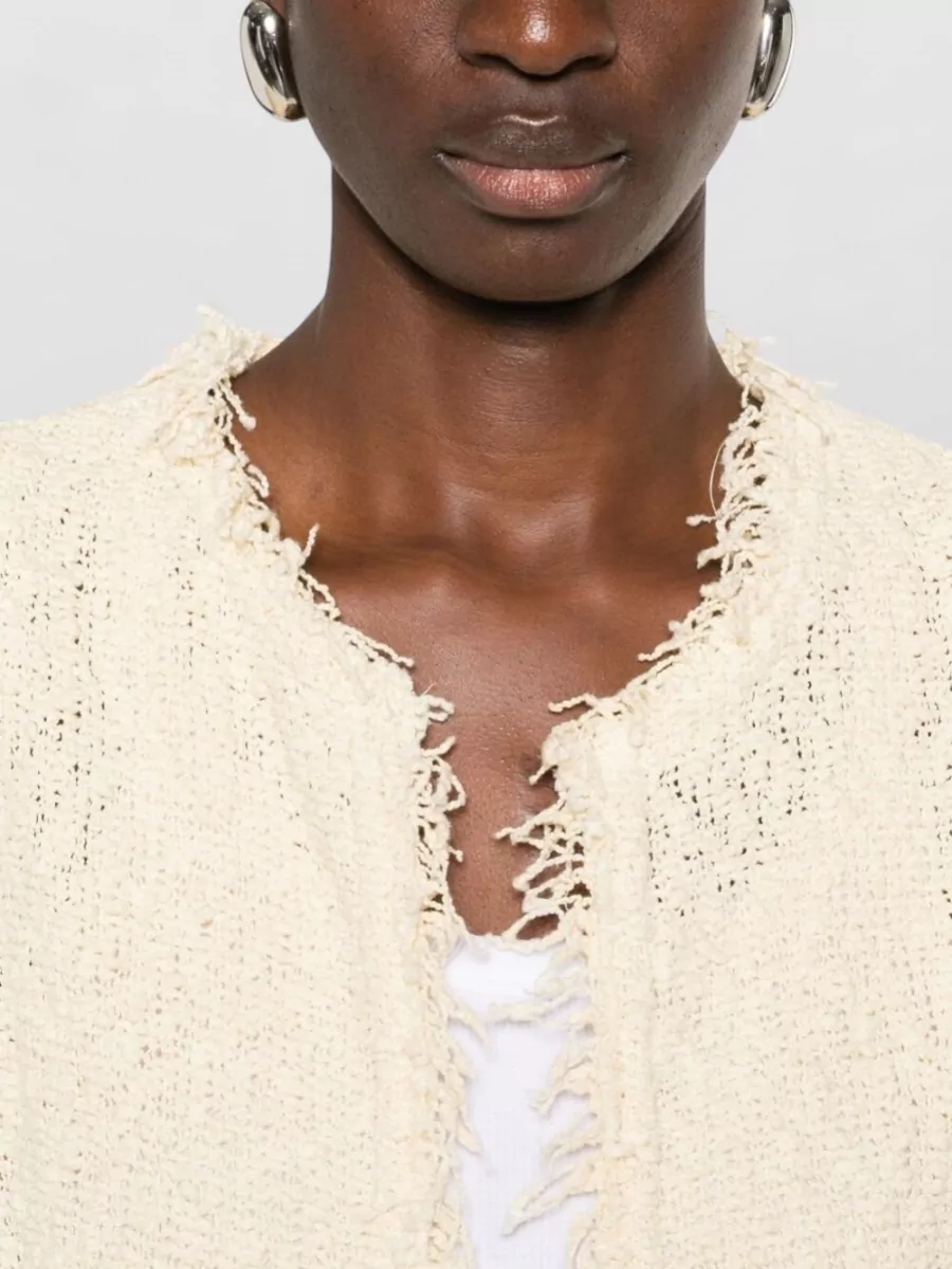 Iro Shavani Cotton Jacket Long Sleeves Open Front