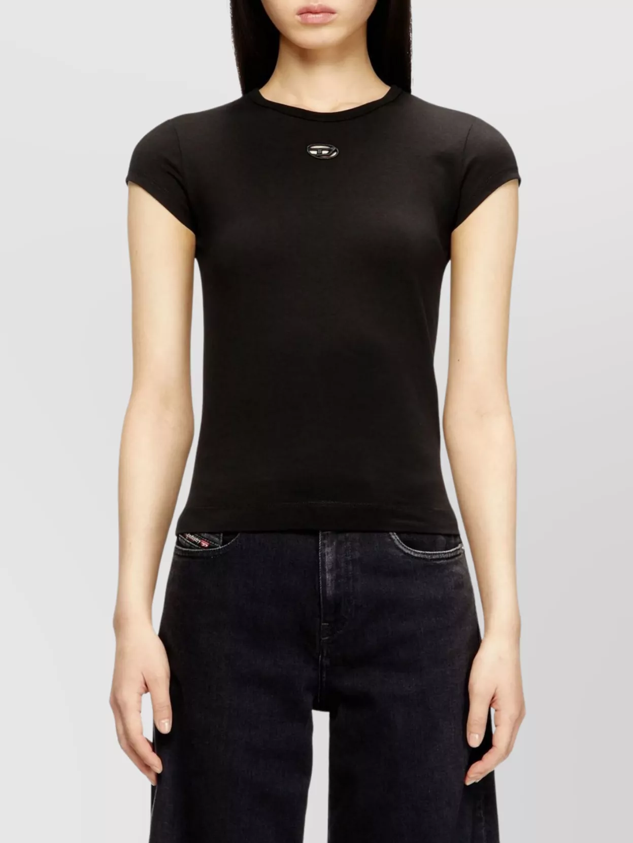Diesel Cotton Slim-Fit Logo T-Shirt