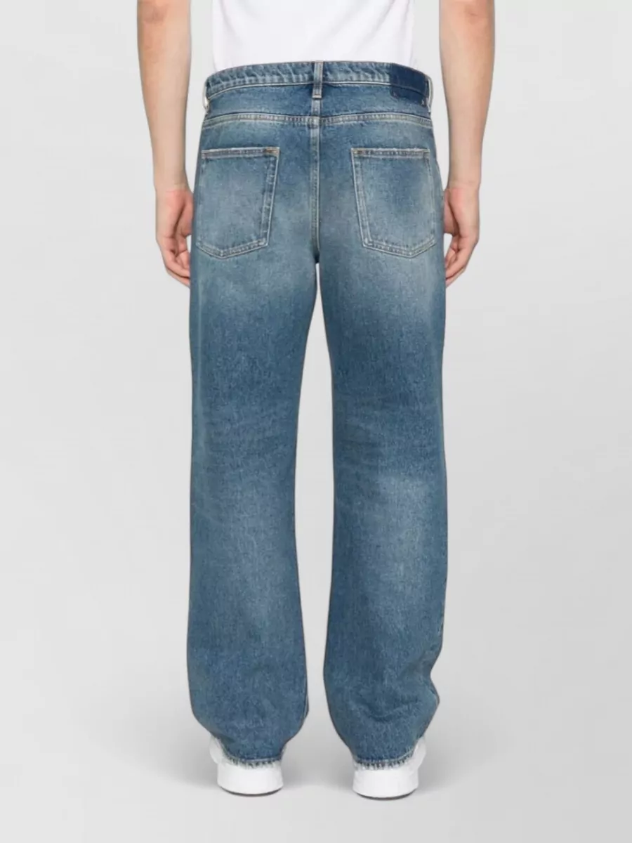 Golden Goose Denim Skate Loose Straight-Leg Trousers