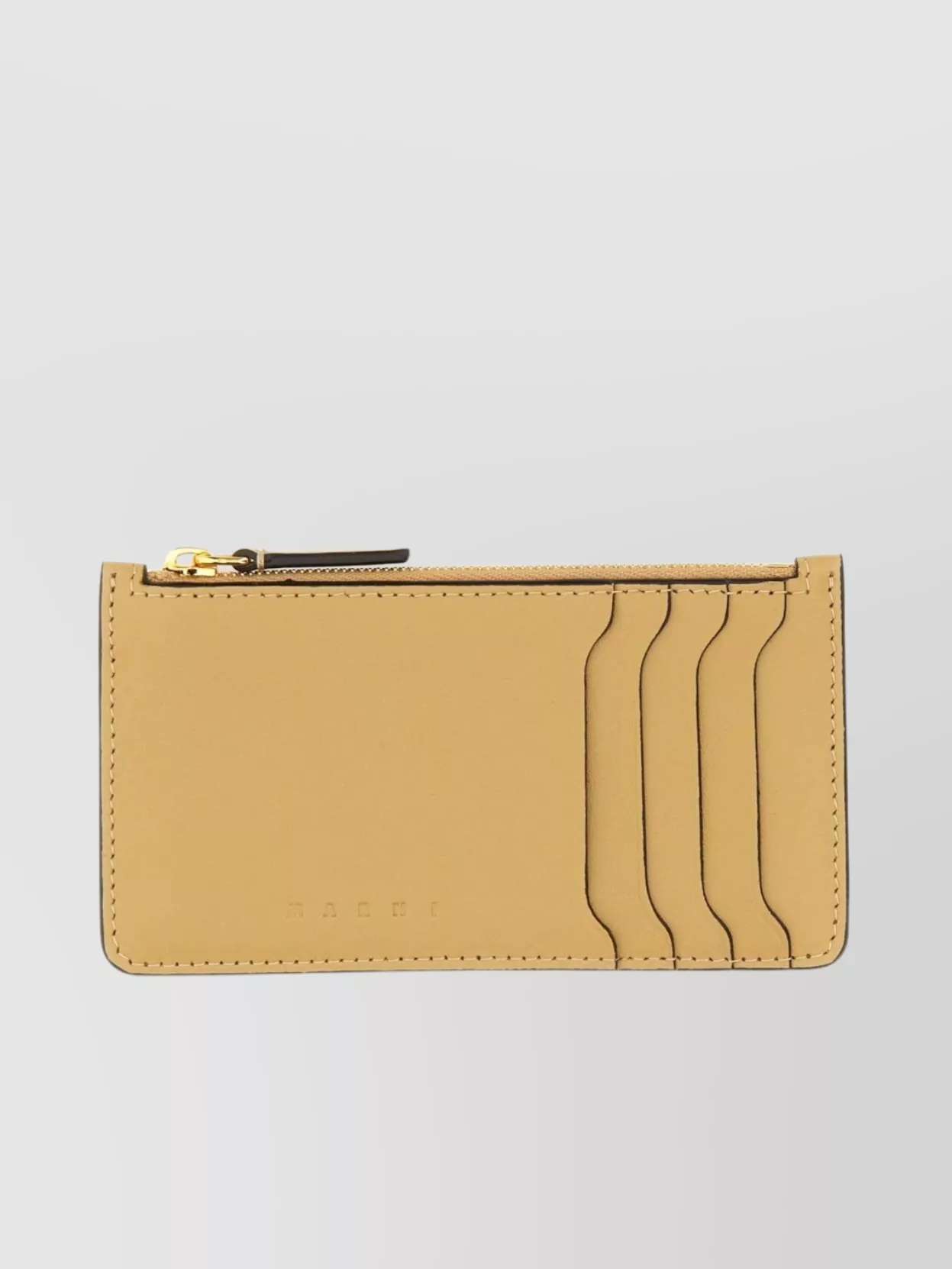 MARNI LOGO EMBOSSED CARD HOLDER WITH MULTIPLE SLOTS