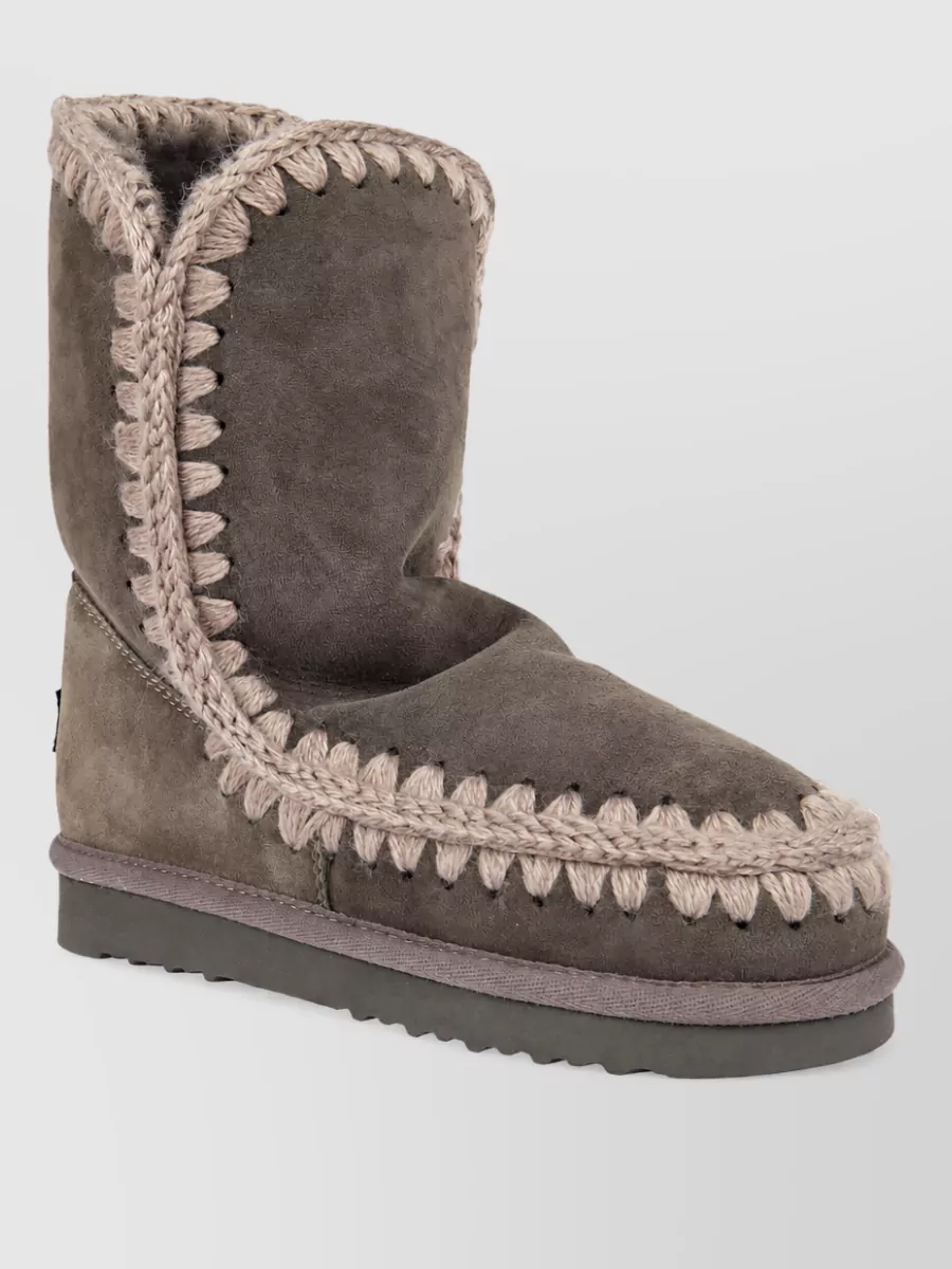 Mou sheepskin eskimo mid-calf boots