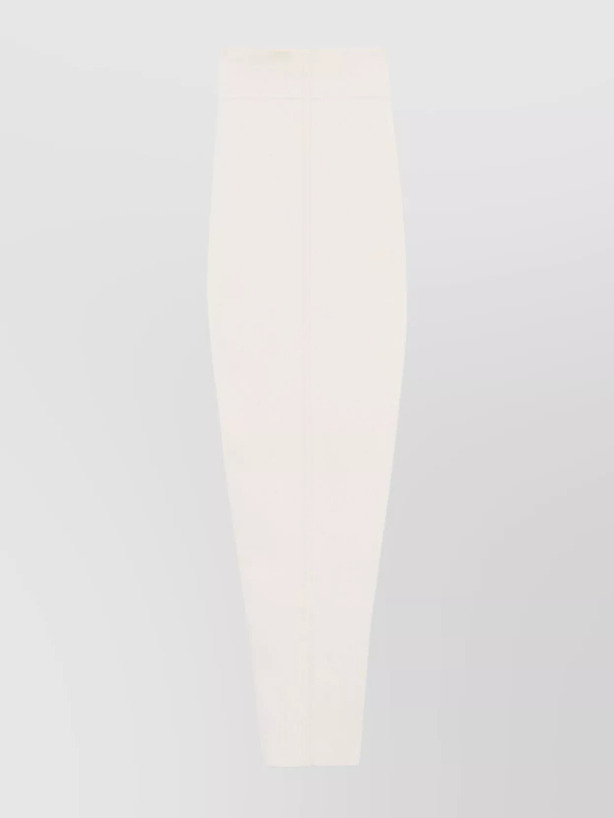 Rick Owens Long Skirt With Asymmetric Hem And High Slit