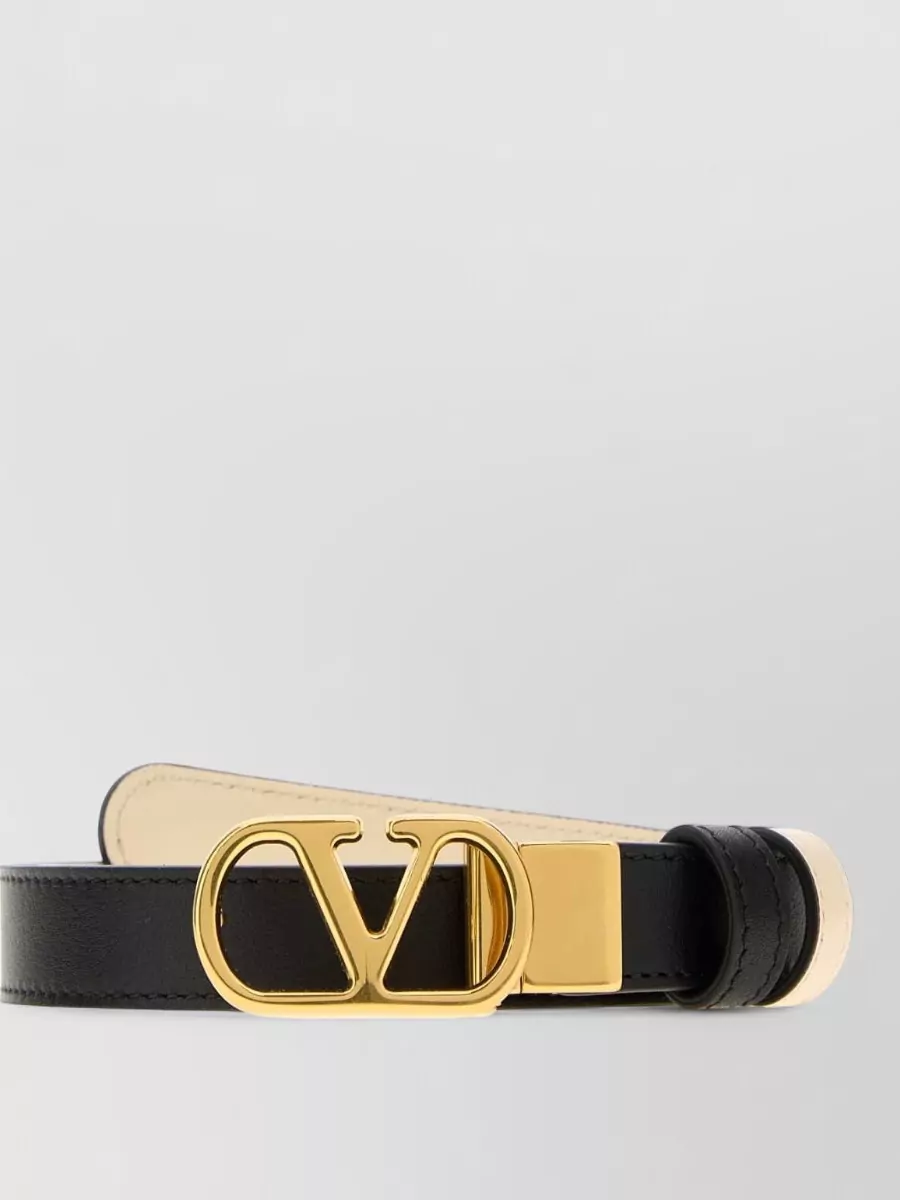 Valentino Garavani Leather reversible belt