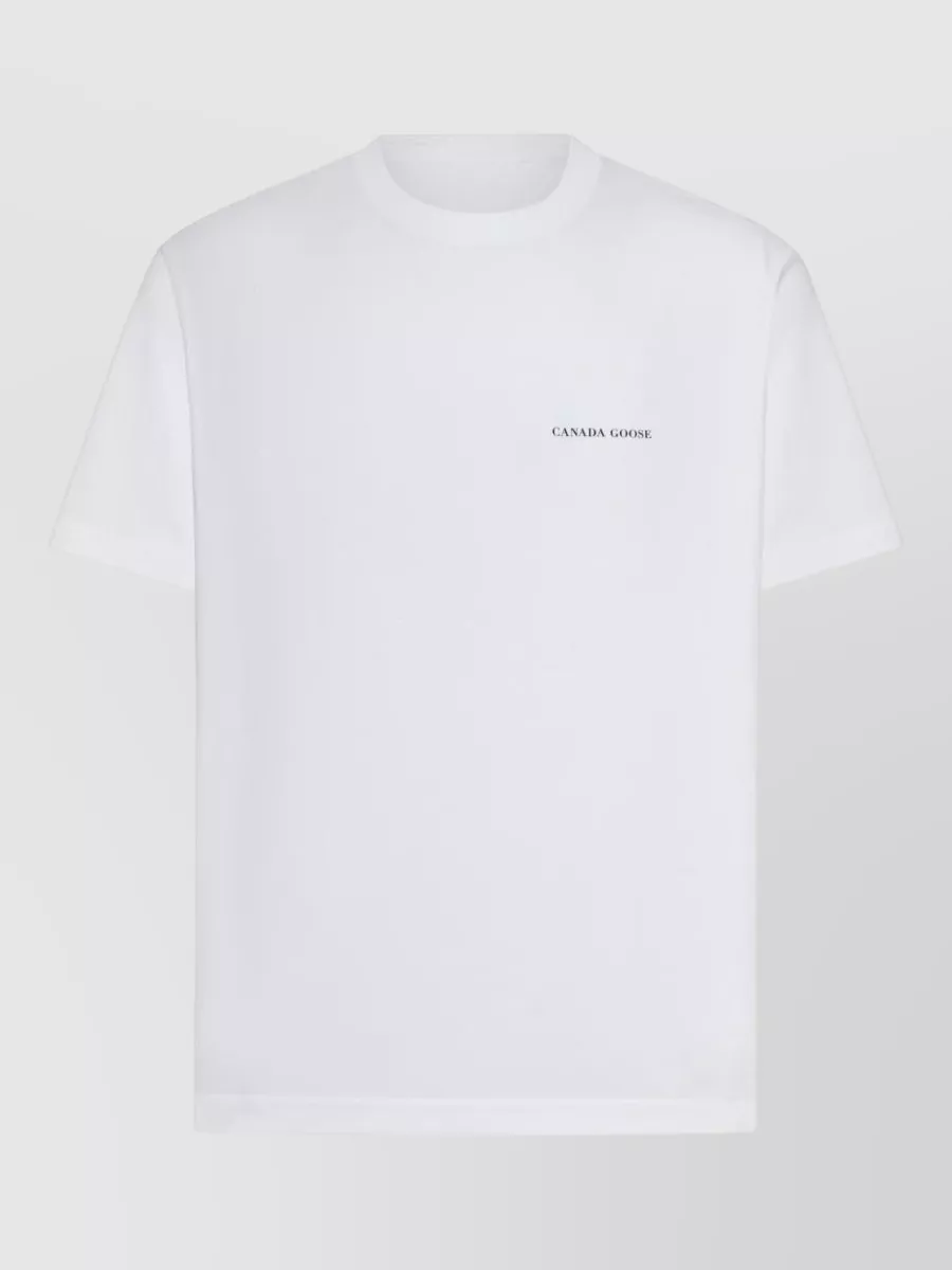 Canada Goose cotton logo print t-shirt