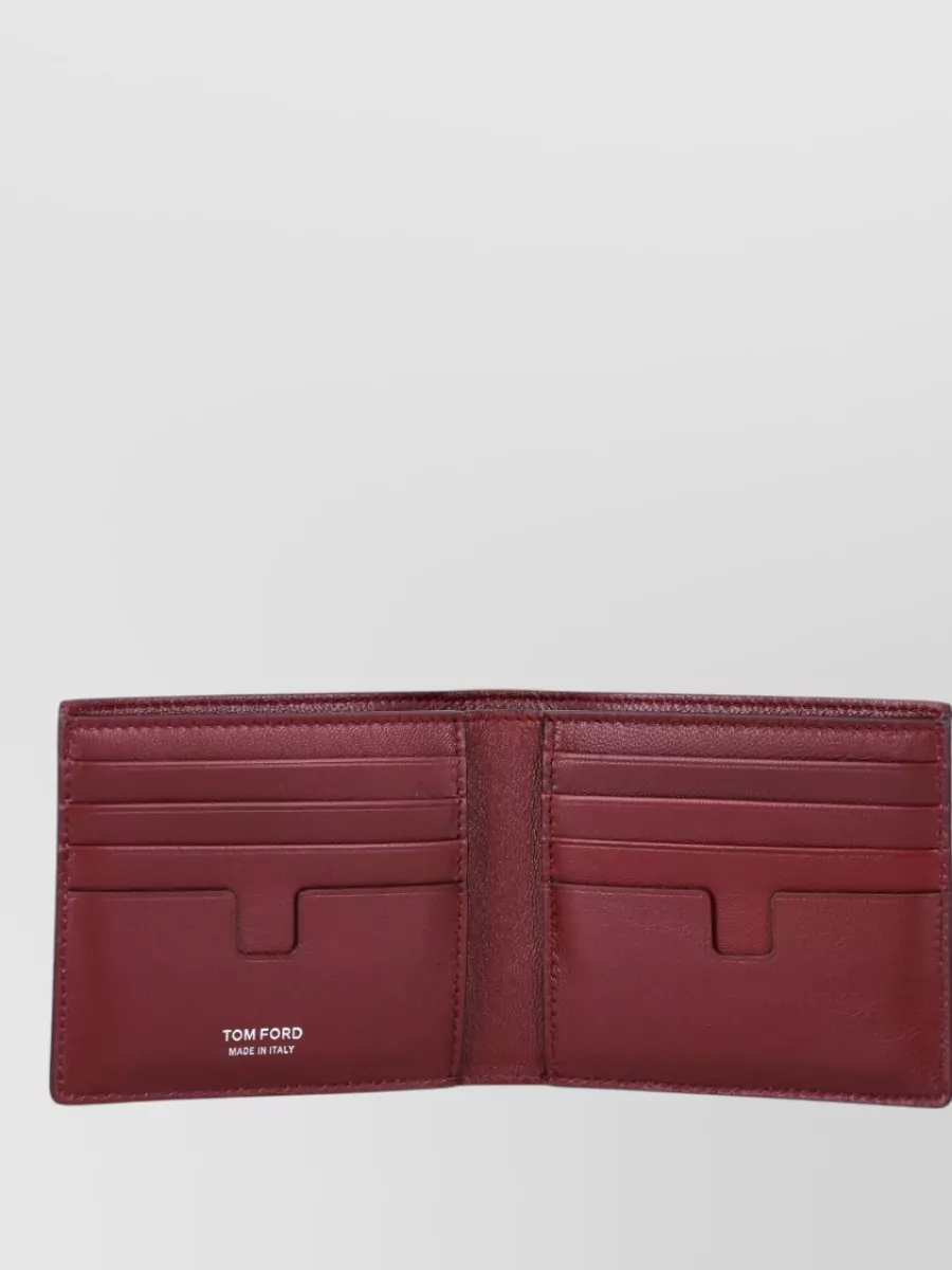 Tom Ford Embossed Leather Bifold Wallet