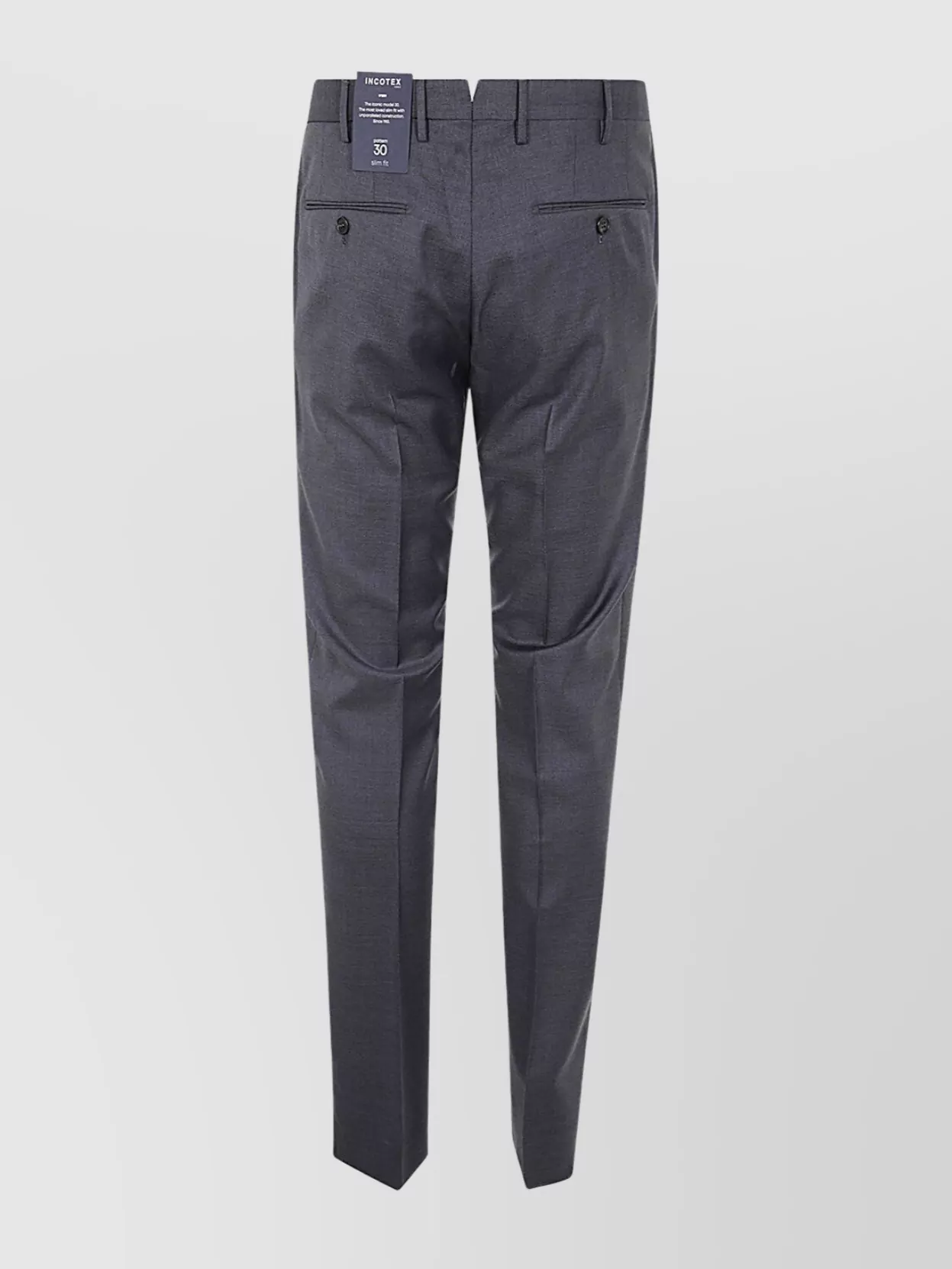 Incotex Tailored Trousers With Creased Design And Pockets