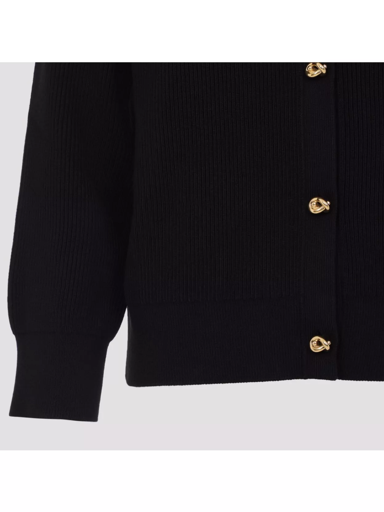 Bottega Veneta Collared Design Cotton Cardigan