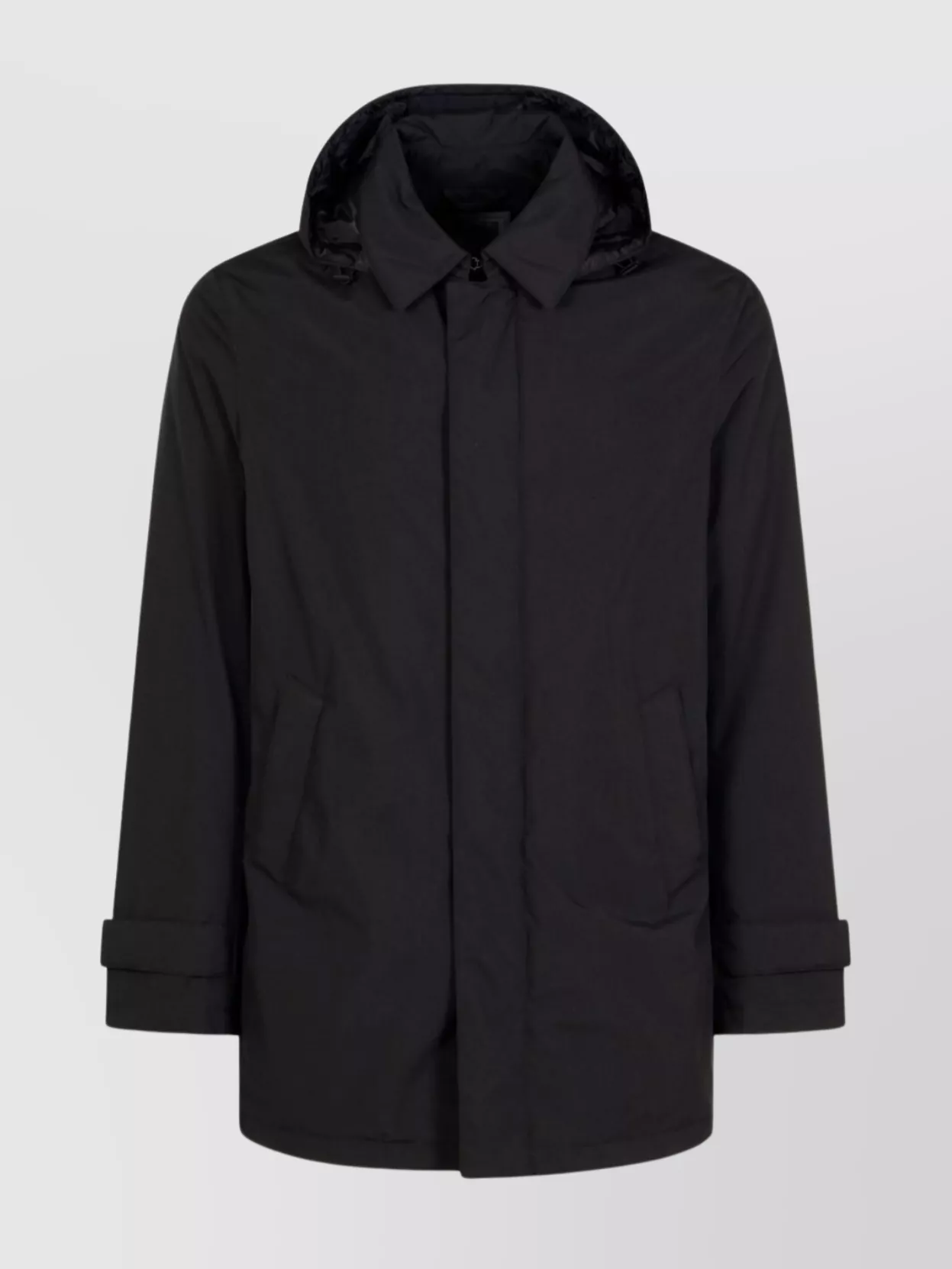 Herno Men Waterproof 2-layer Laminar Fabric In Black