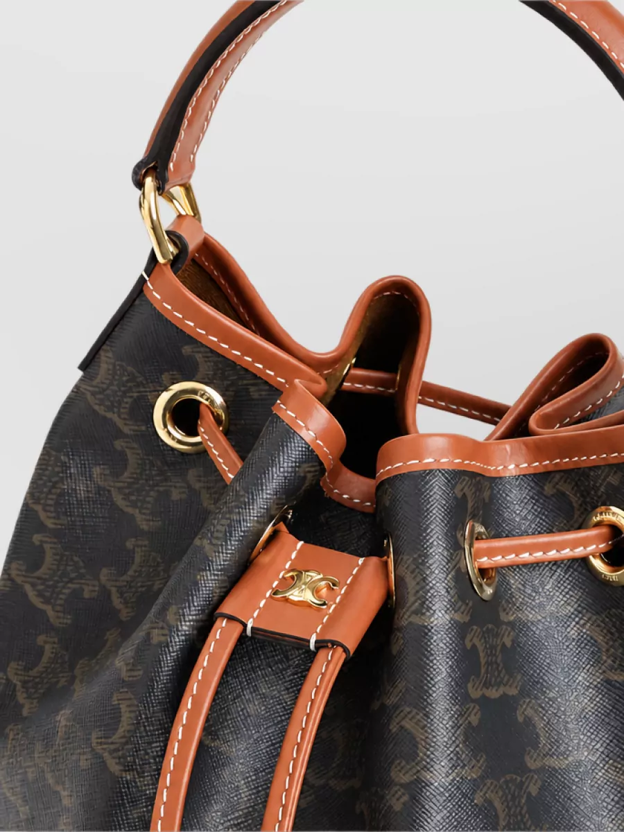 Celine Leather Bucket Bag