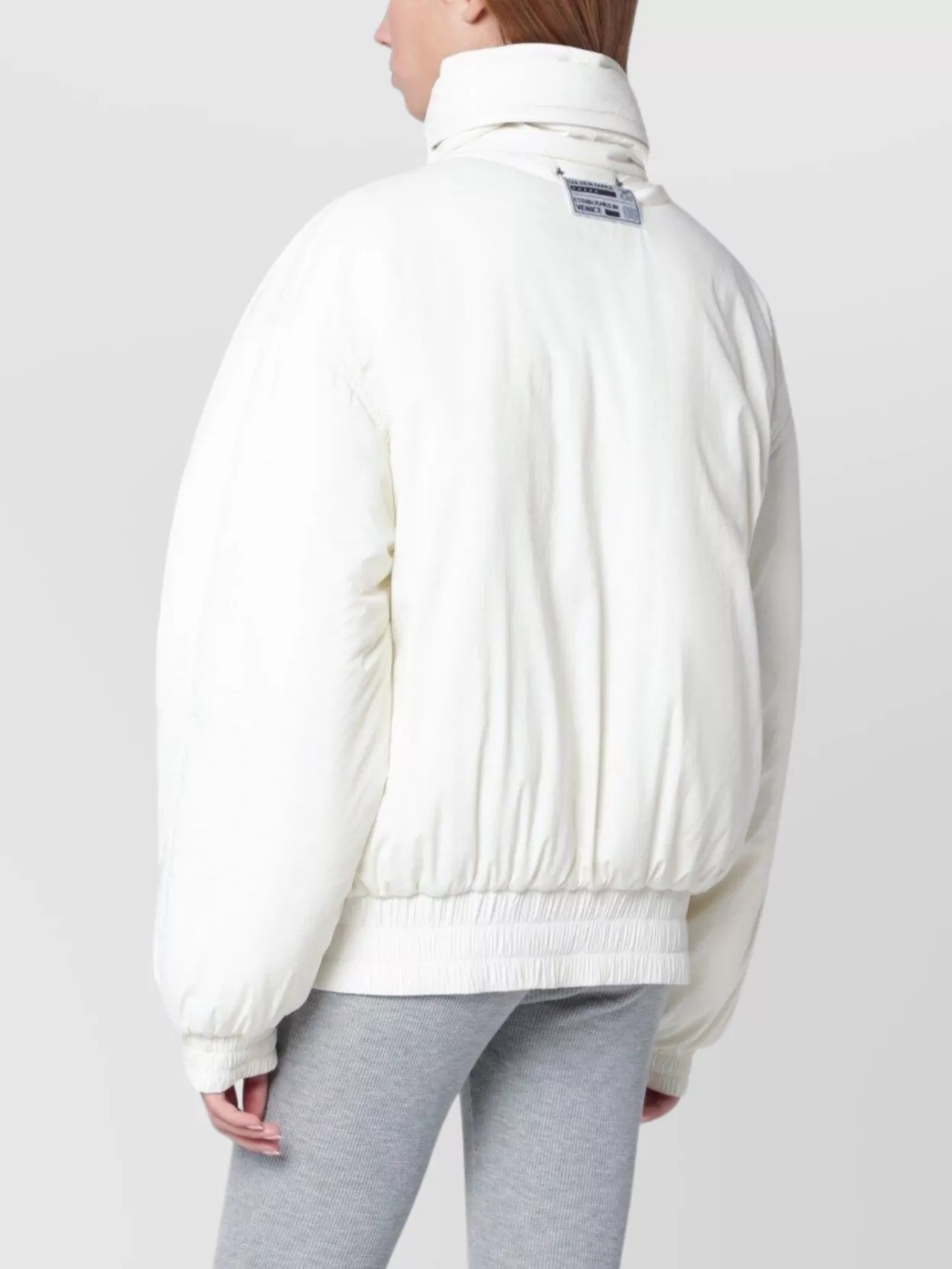 Golden Goose Nylon Zip Jacket High Collar In Multi