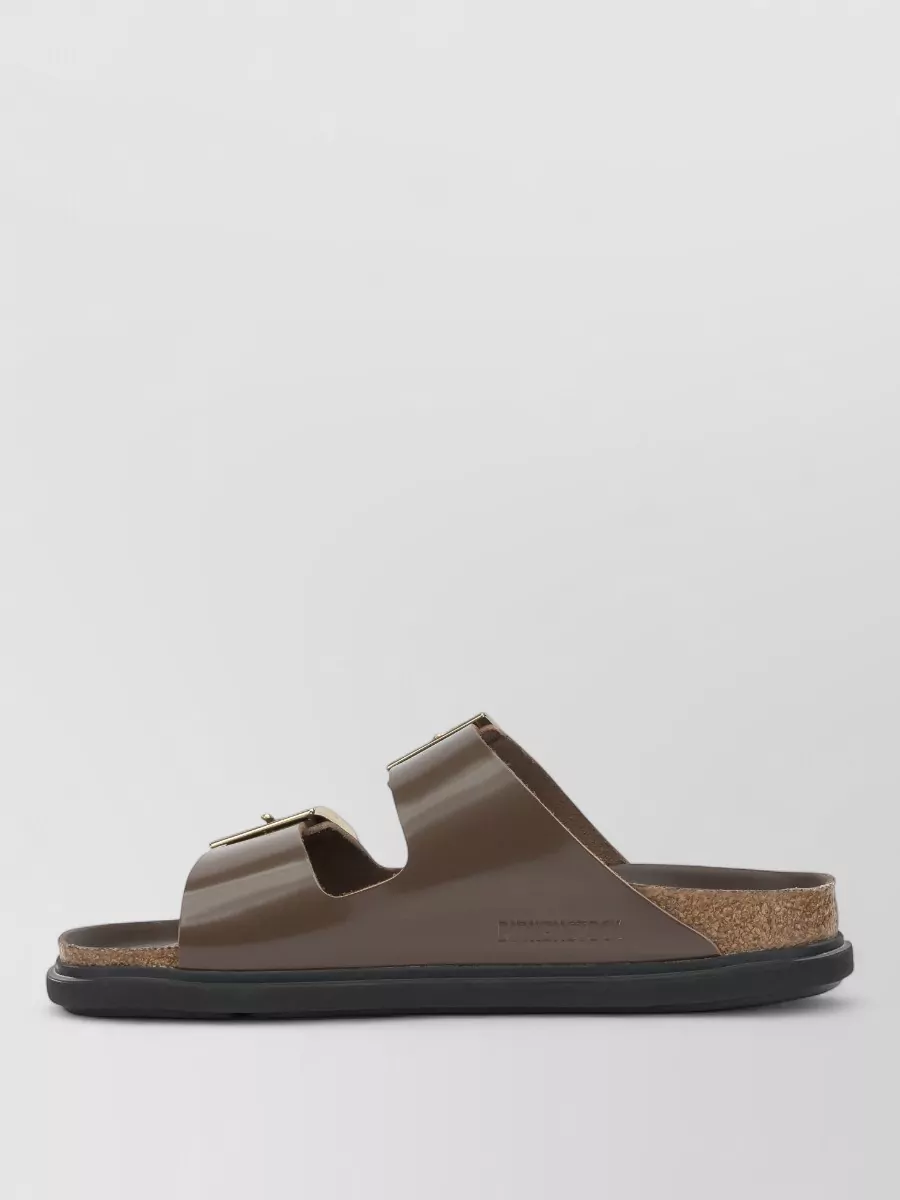Birkenstock Leather Arizona Droplet Buckle Slides