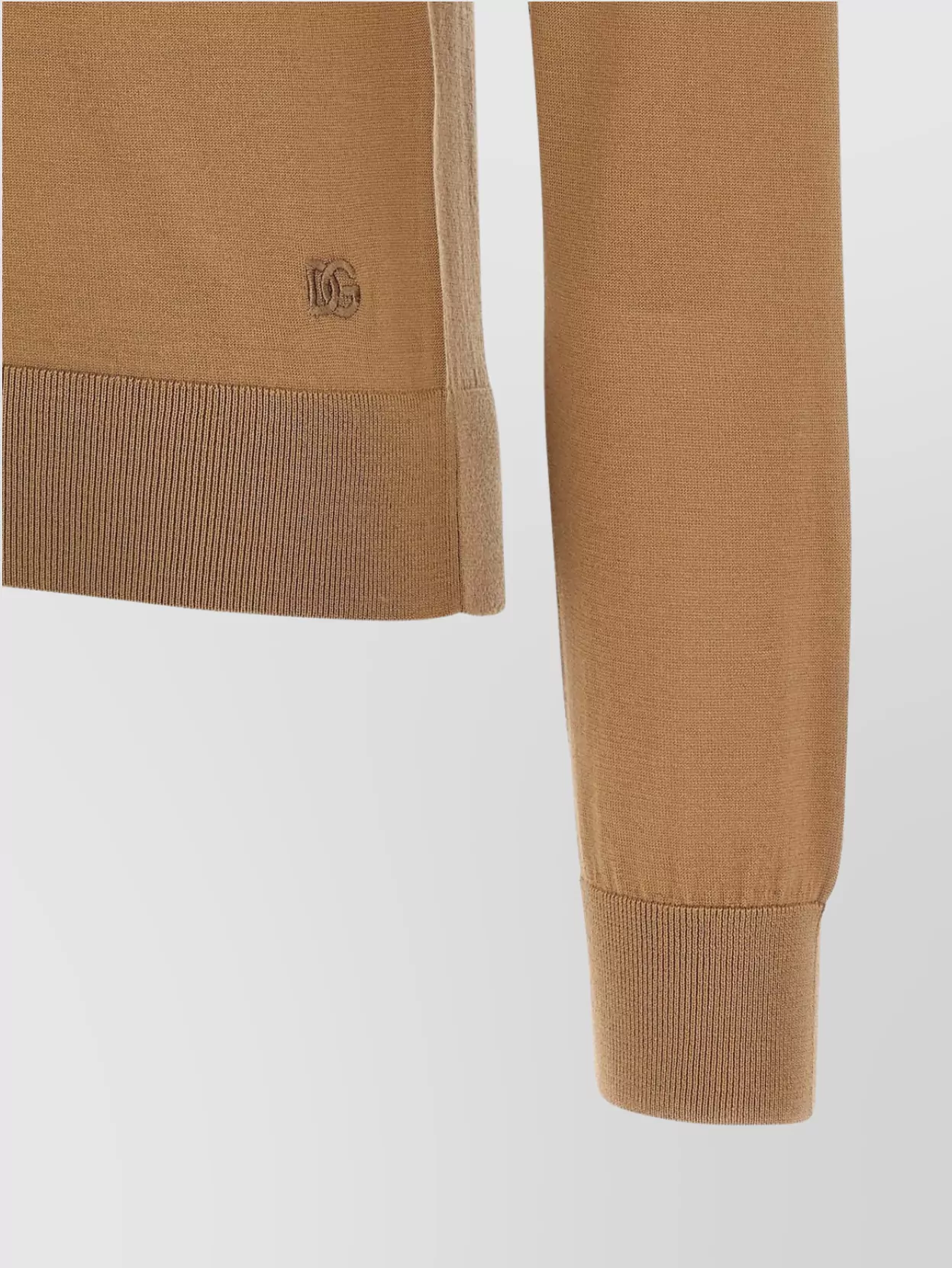 Dolce & Gabbana Cashmere Turtleneck Sweater Sweaters And Cardigans Beige In Brown