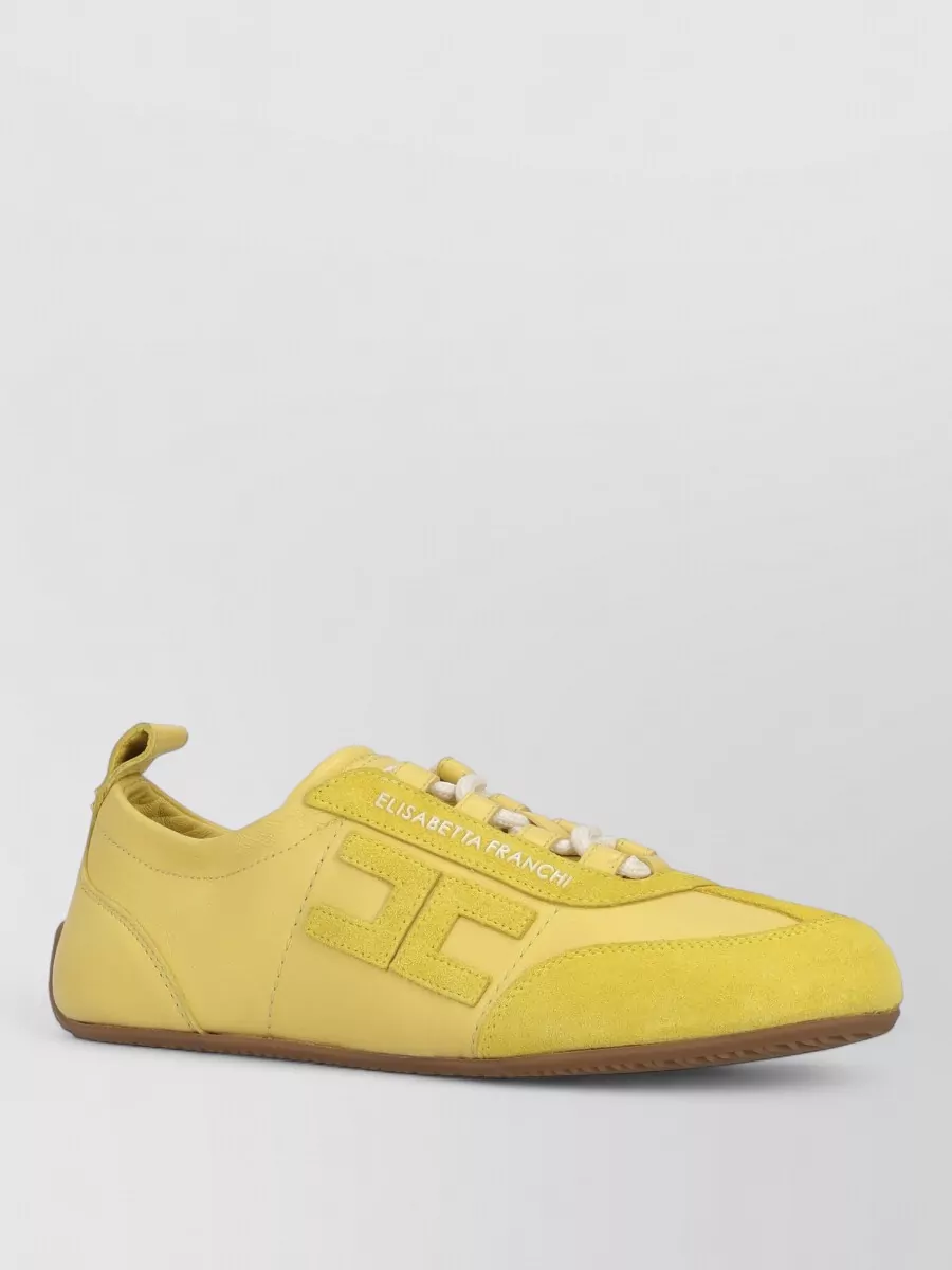 Elisabetta Franchi Leather Lace-Up Shoes