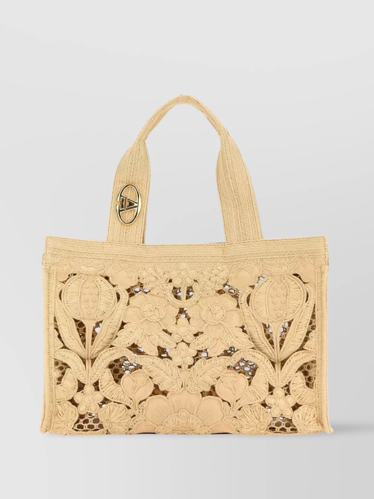 Shop Valentino Macrame Lace Shopping Bag