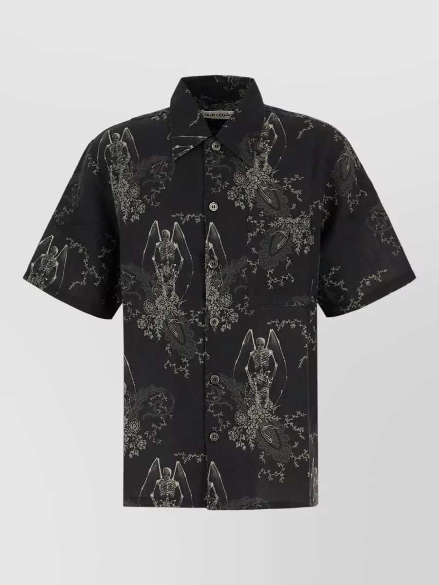 Our Legacy Silk Blend Printed Shirt