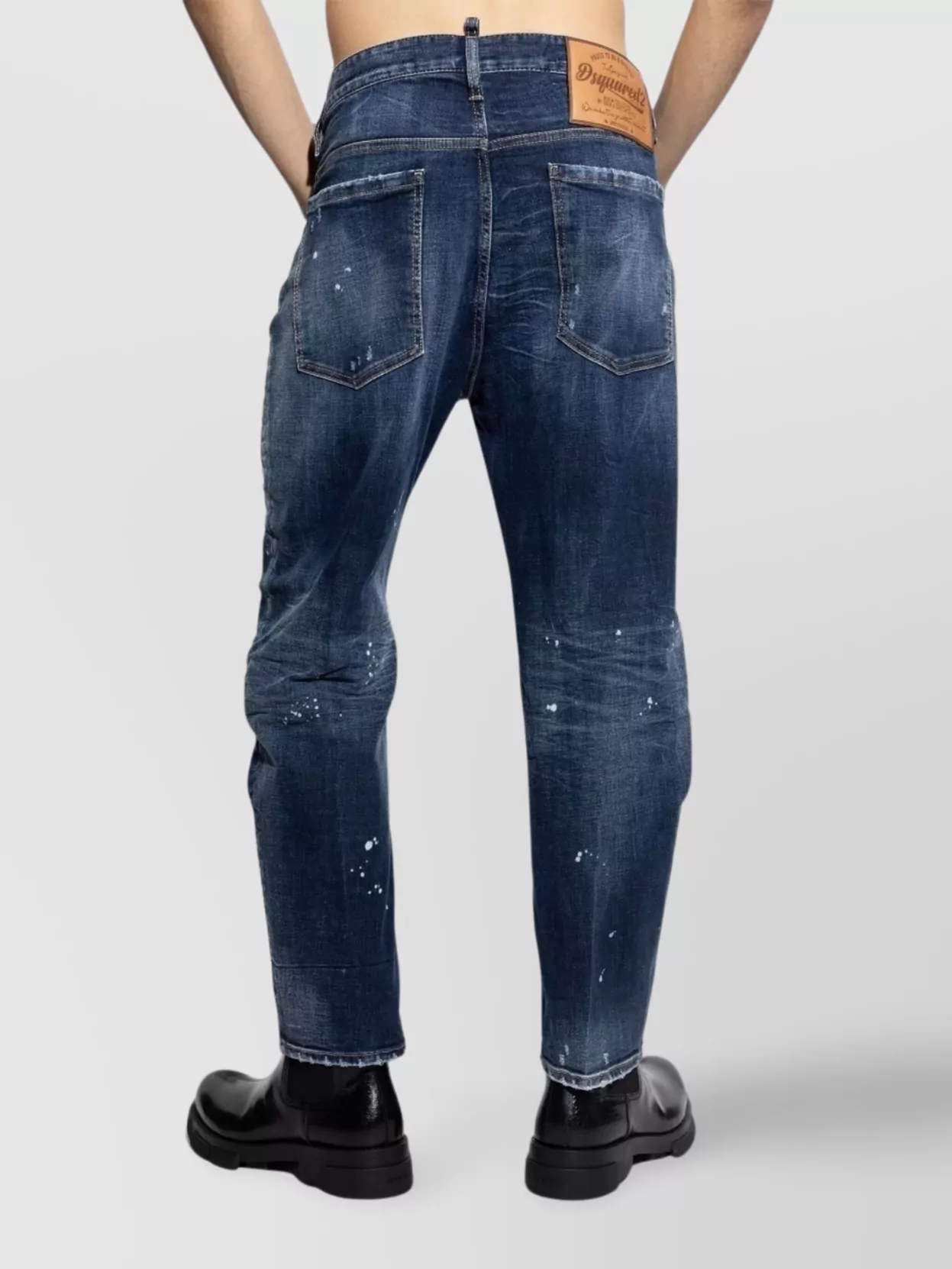 Dsquared2 Casual Distressed Five-Pocket Denim Trousers