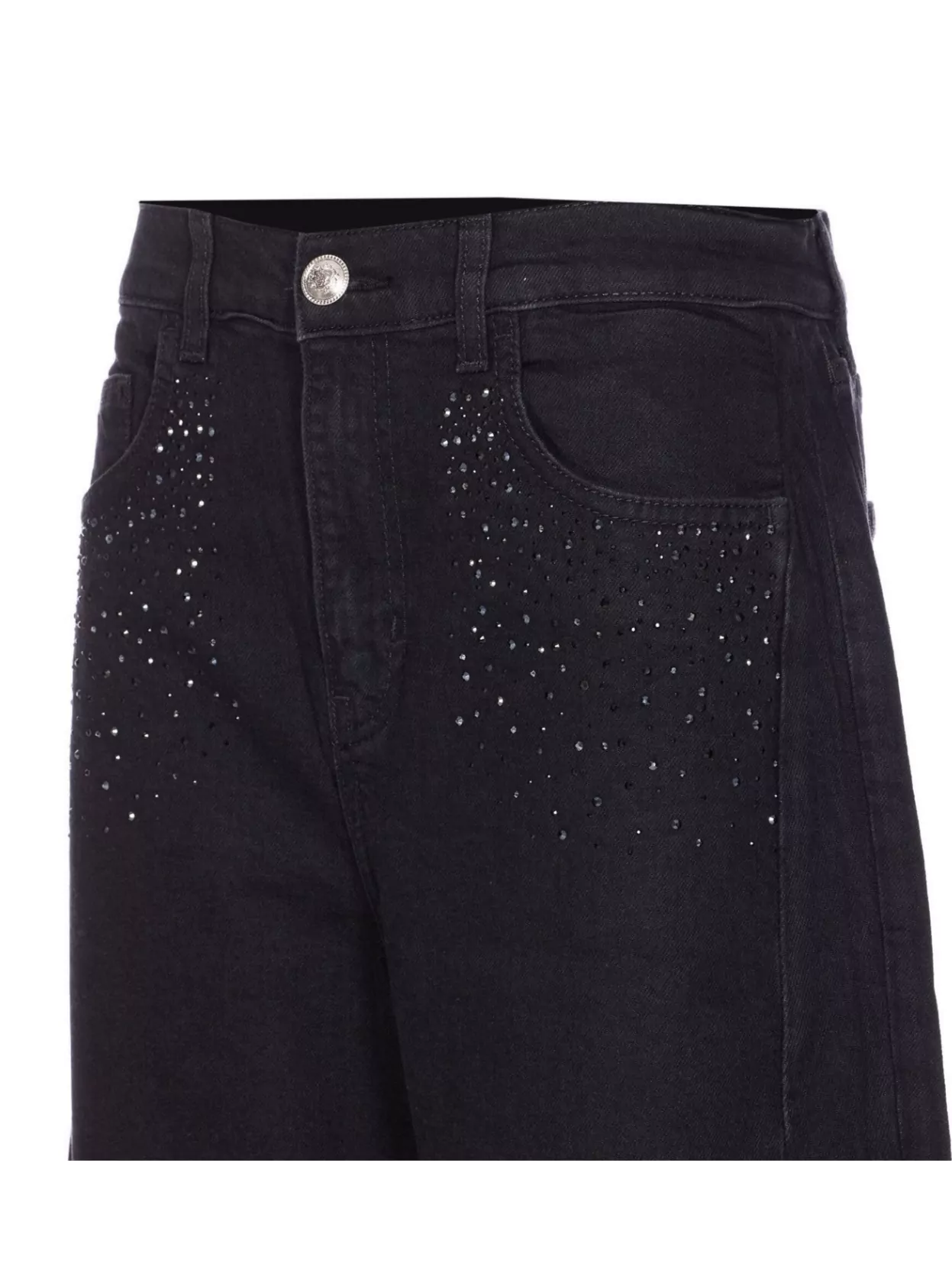 Liu Jo Stylish Trousers With Strass And Studs