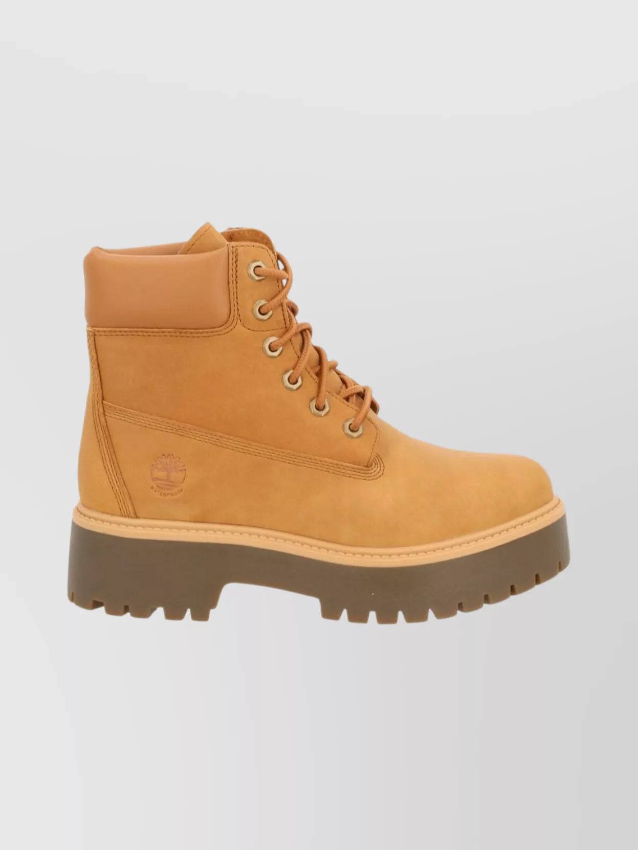 Timberland Chunky Sole Round Toe Boots For Everyday Wear