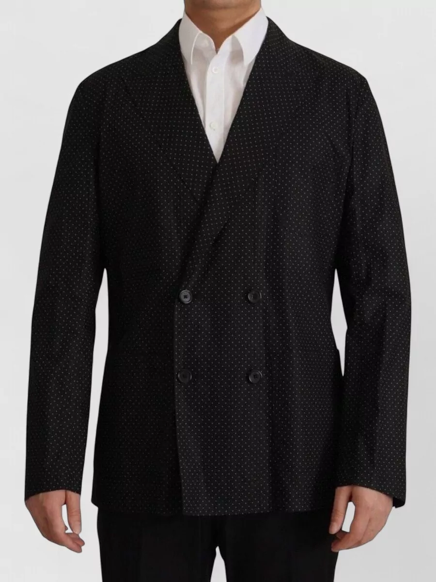 Dolce&Gabbana Polka dot double-breasted blazer