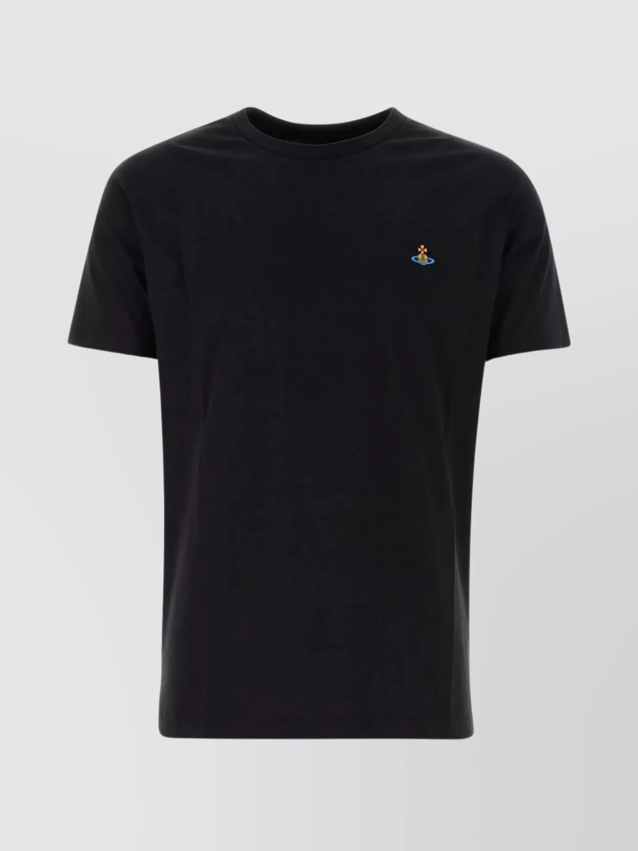 Shop Vivienne Westwood Embroidered Crew-neck Cotton T-shirt