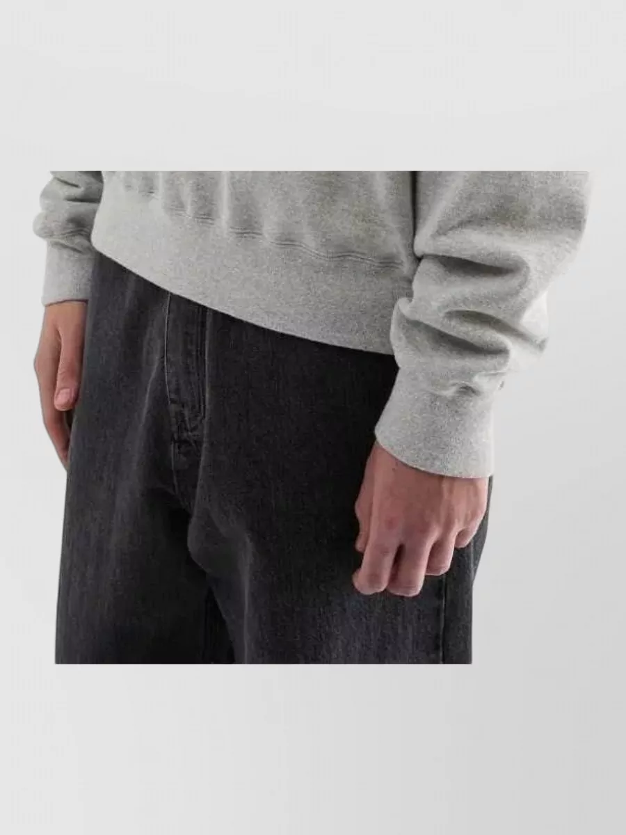 Jil Sander Cotton Logo Print Hooded Sweatshirt