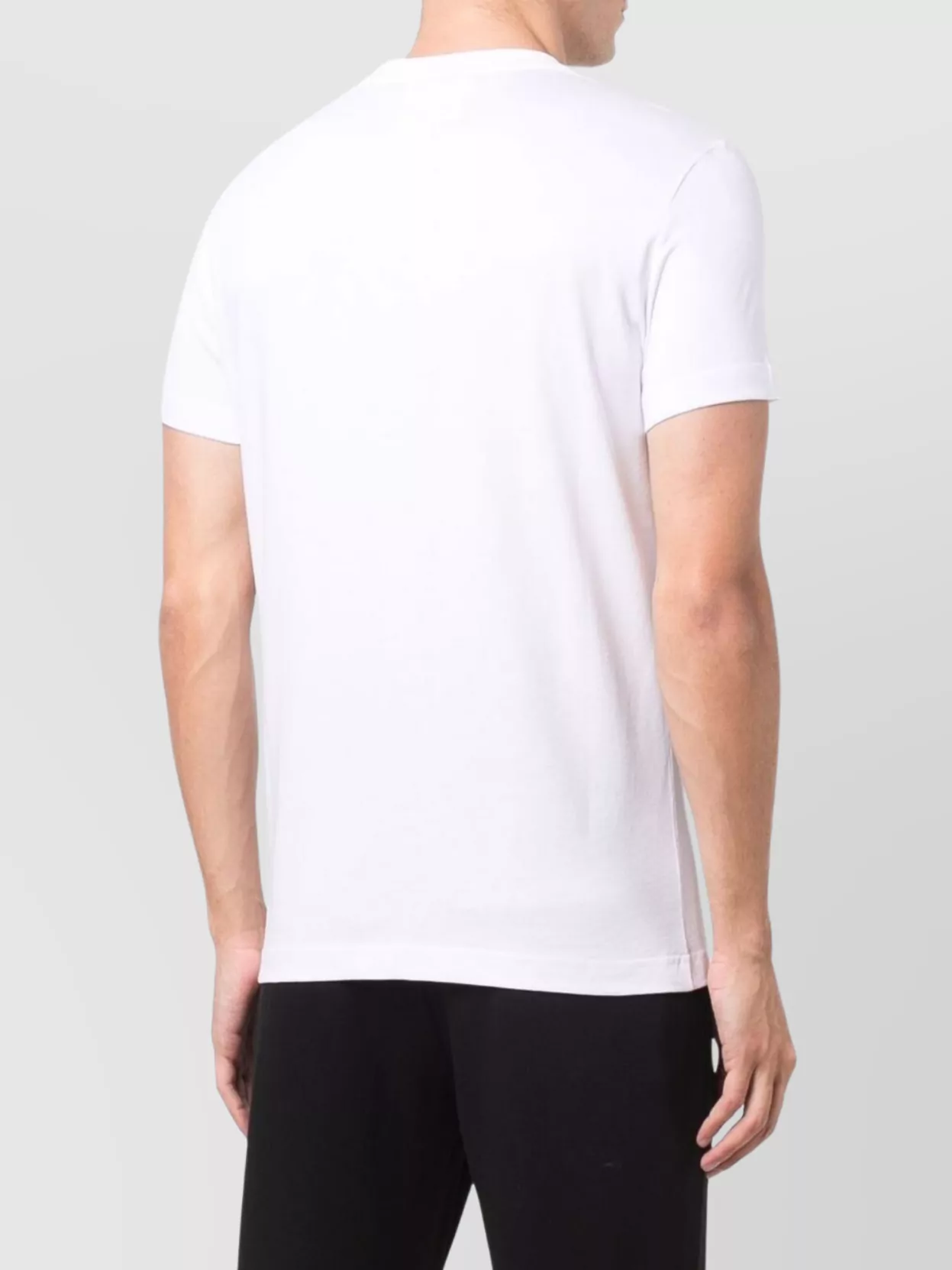 Emporio Armani Logo Crew Neck Cotton T-Shirt