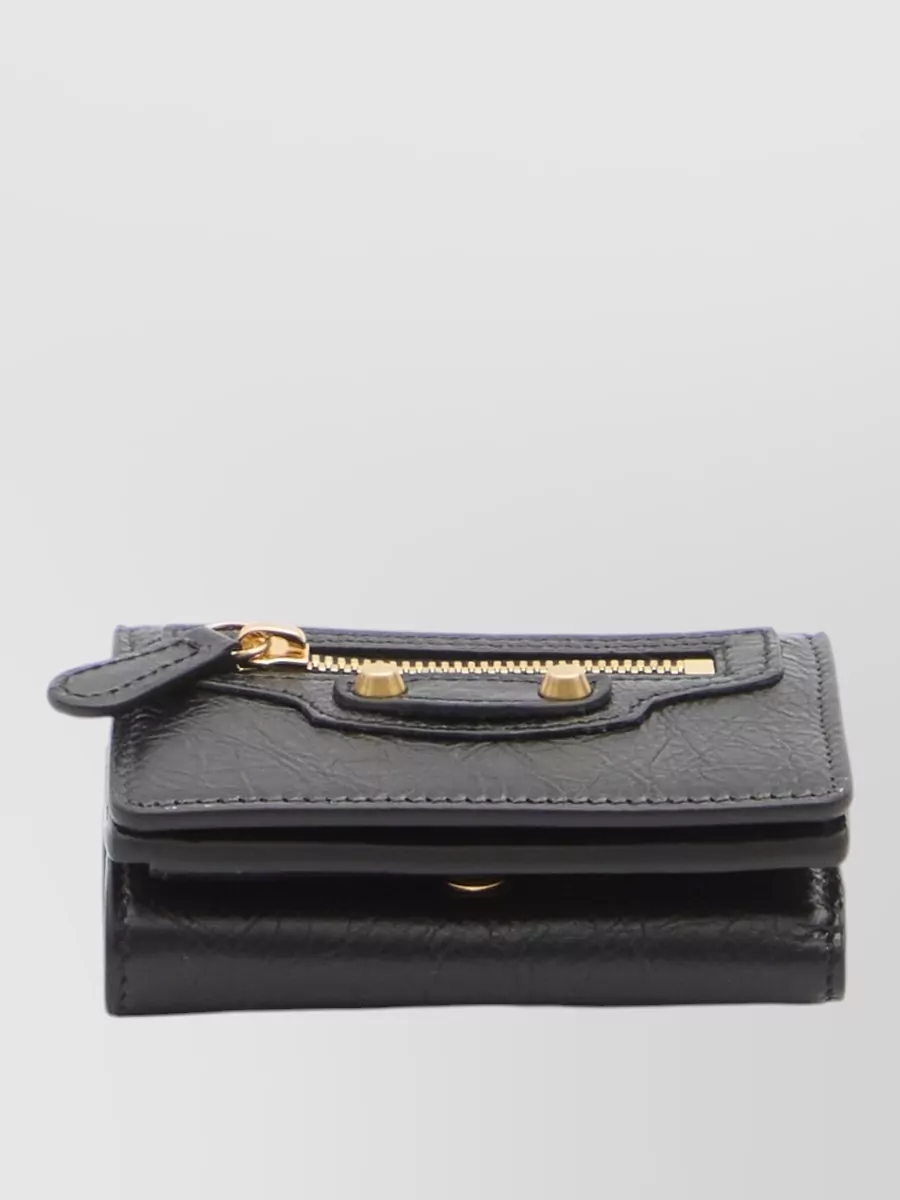 Balenciaga City Mini Wallet Arena Lambskin