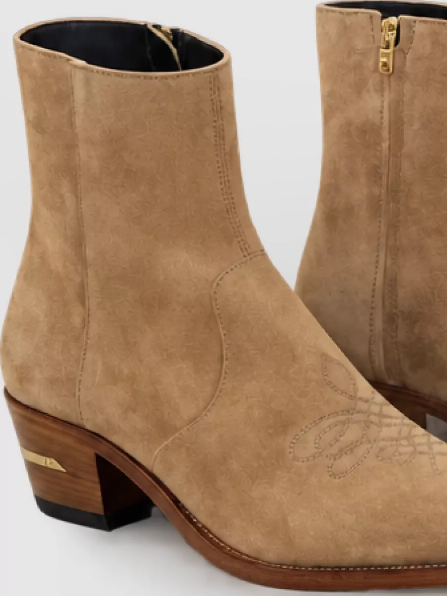 Amiri leather ankle boots