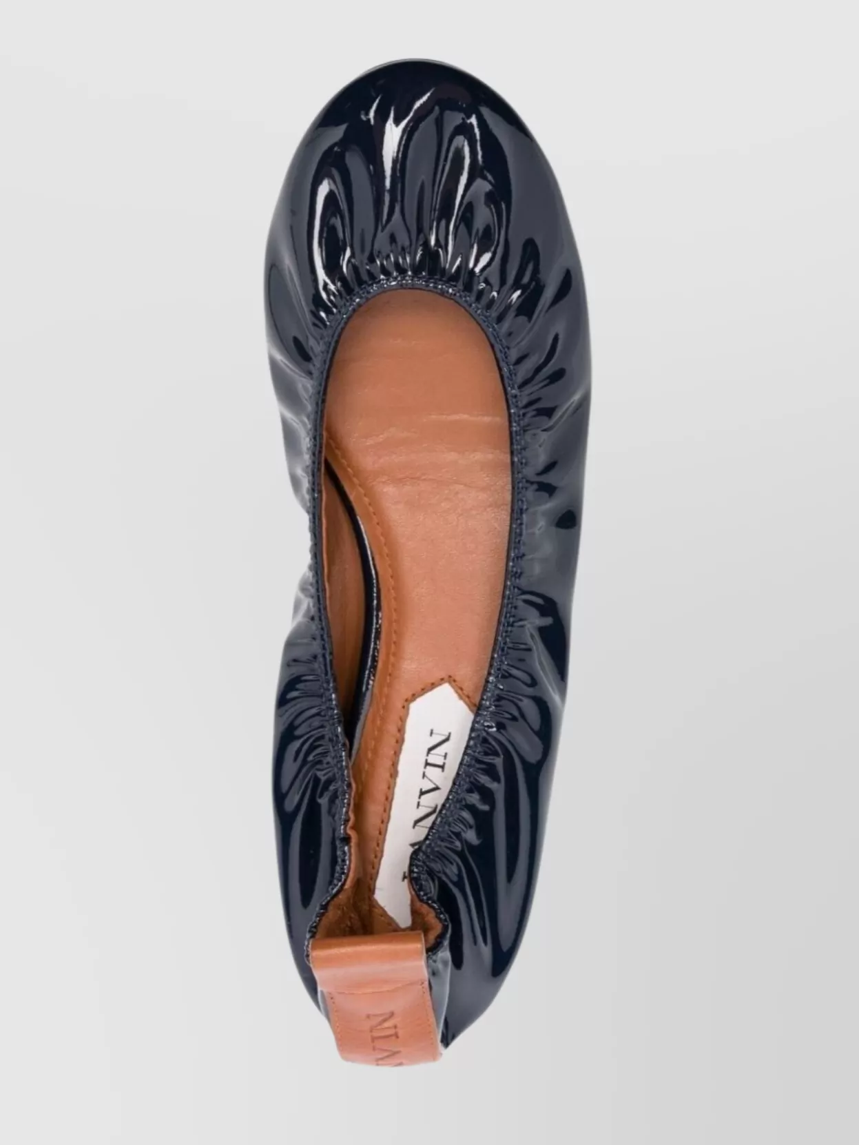 Lanvin Elasticated Trim Flat Sole Ballerina Shoes
