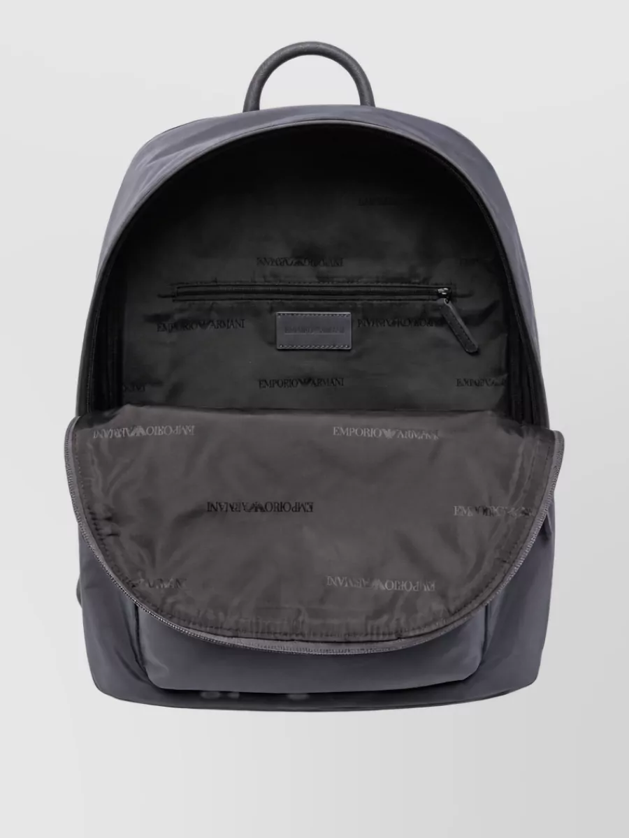 Emporio Armani logo backpack