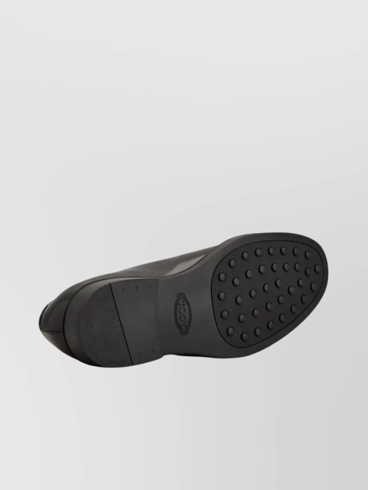 Tod's Round Toe Leather Derby Shoes