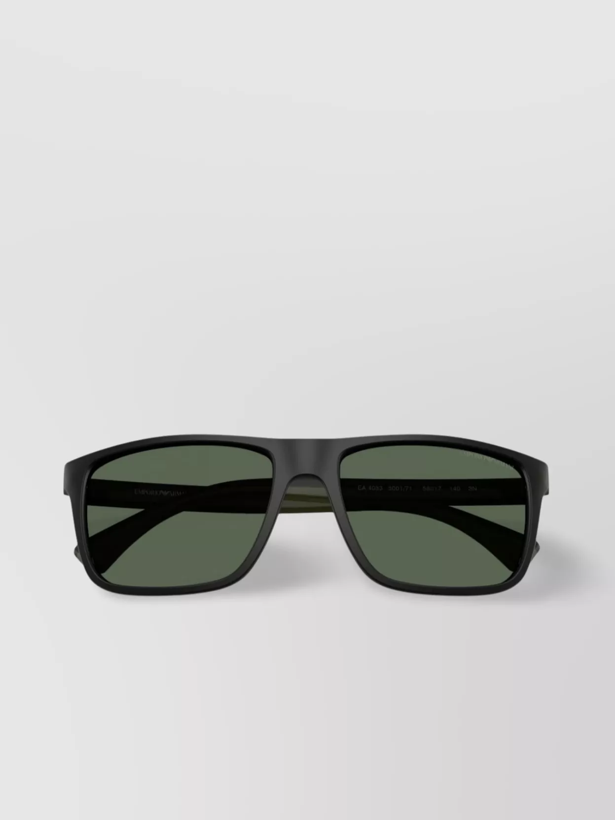 Emporio Armani Curved Arms Rectangular Frame Sunglasses