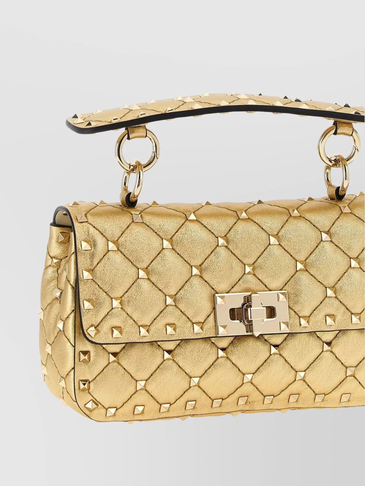 Valentino Rockstudspike S Shoulder Bag With Chain Strap