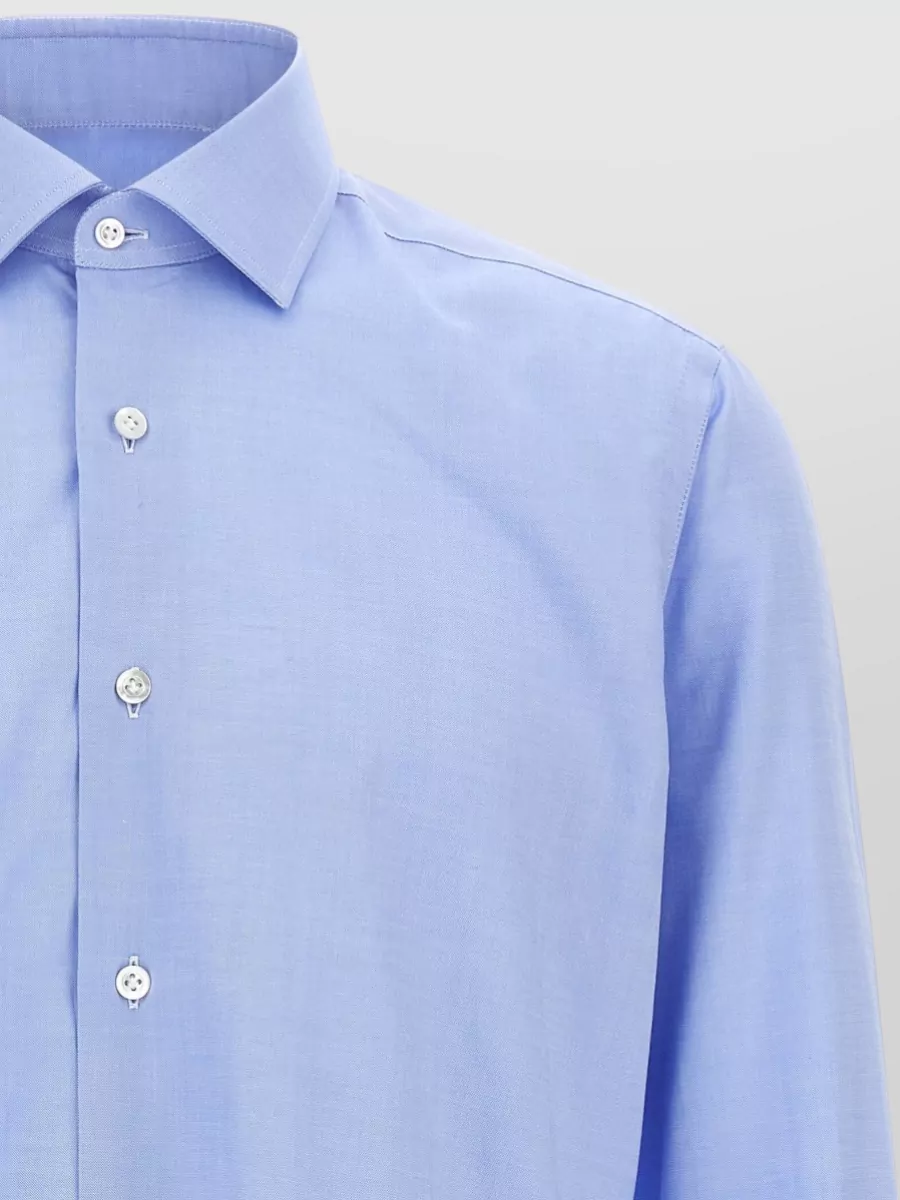 Barba Cotton Oxford Shirt