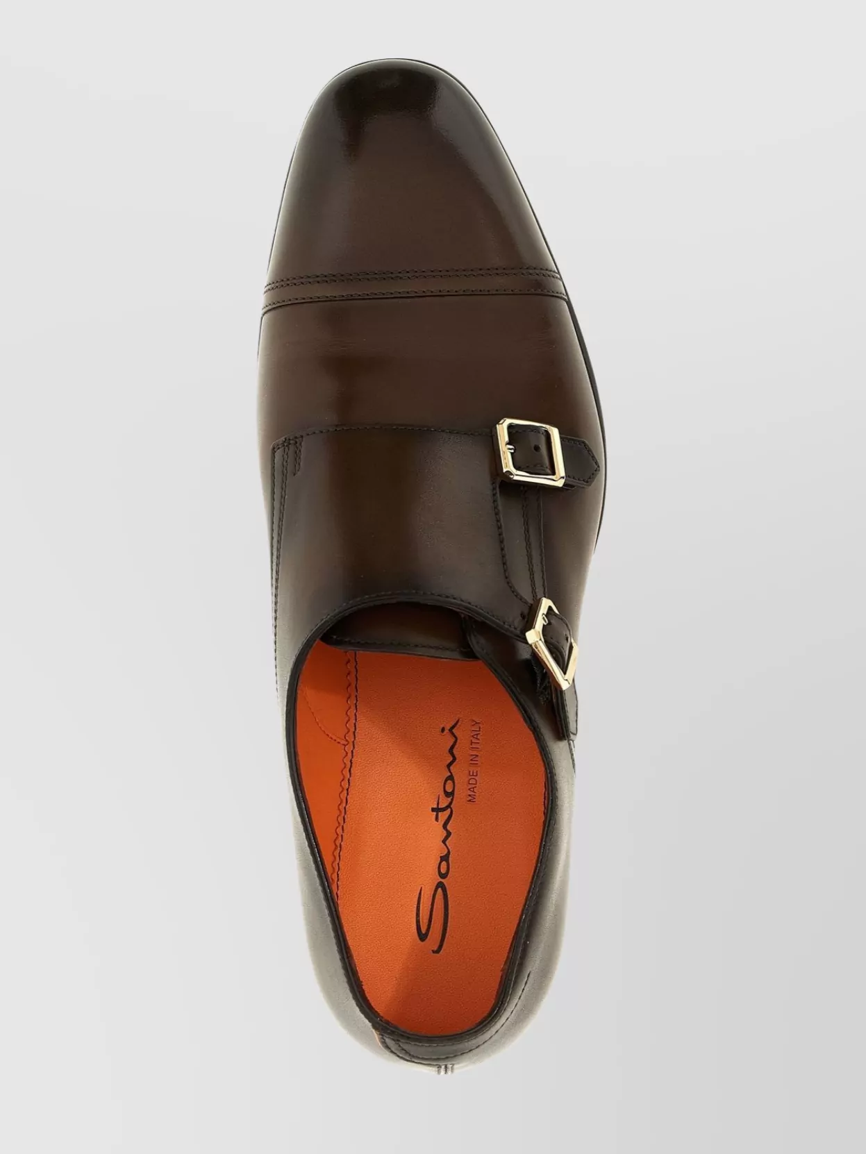 Santoni 'Axel' Double Monk Strap Cap Toe
