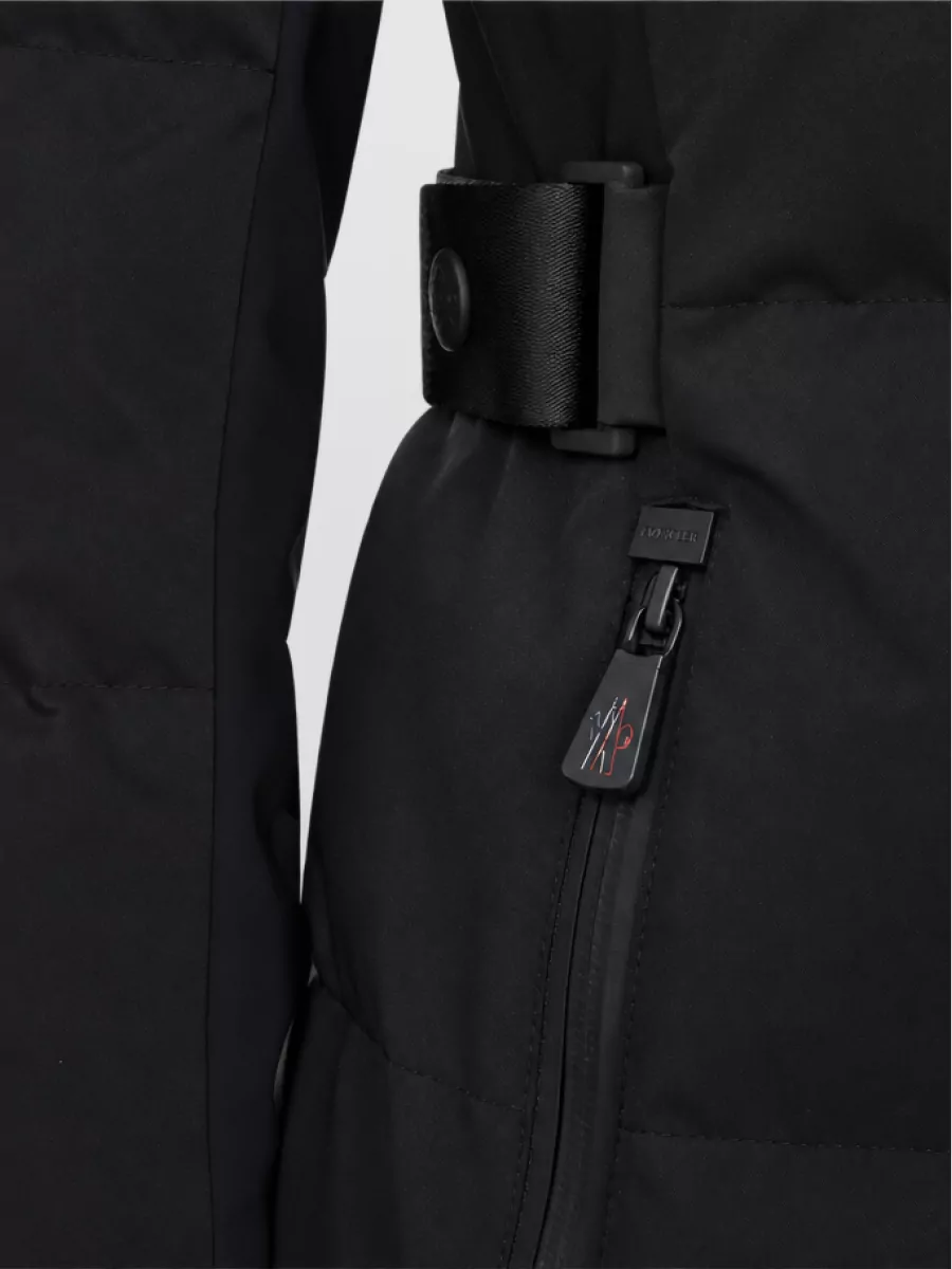 Moncler Grenoble Down Hooded Belted Puffer Jacket