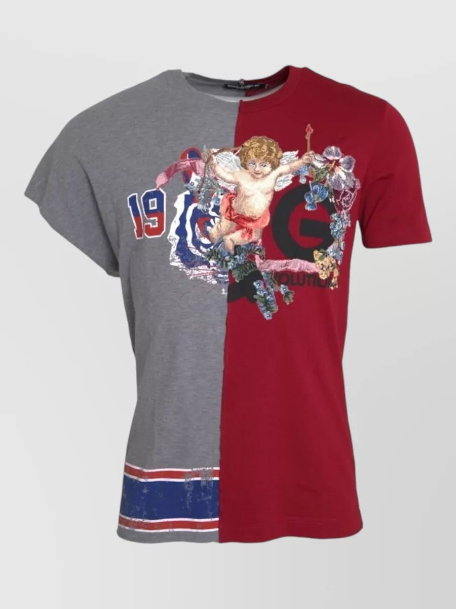 Dolce&Gabbana cotton printed short-sleeve t-shirt