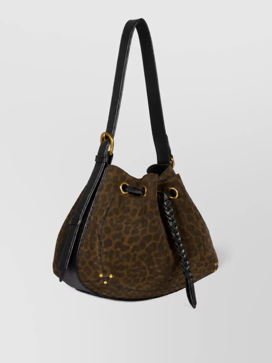 Jérôme Dreyfuss Leather Bucket Bag