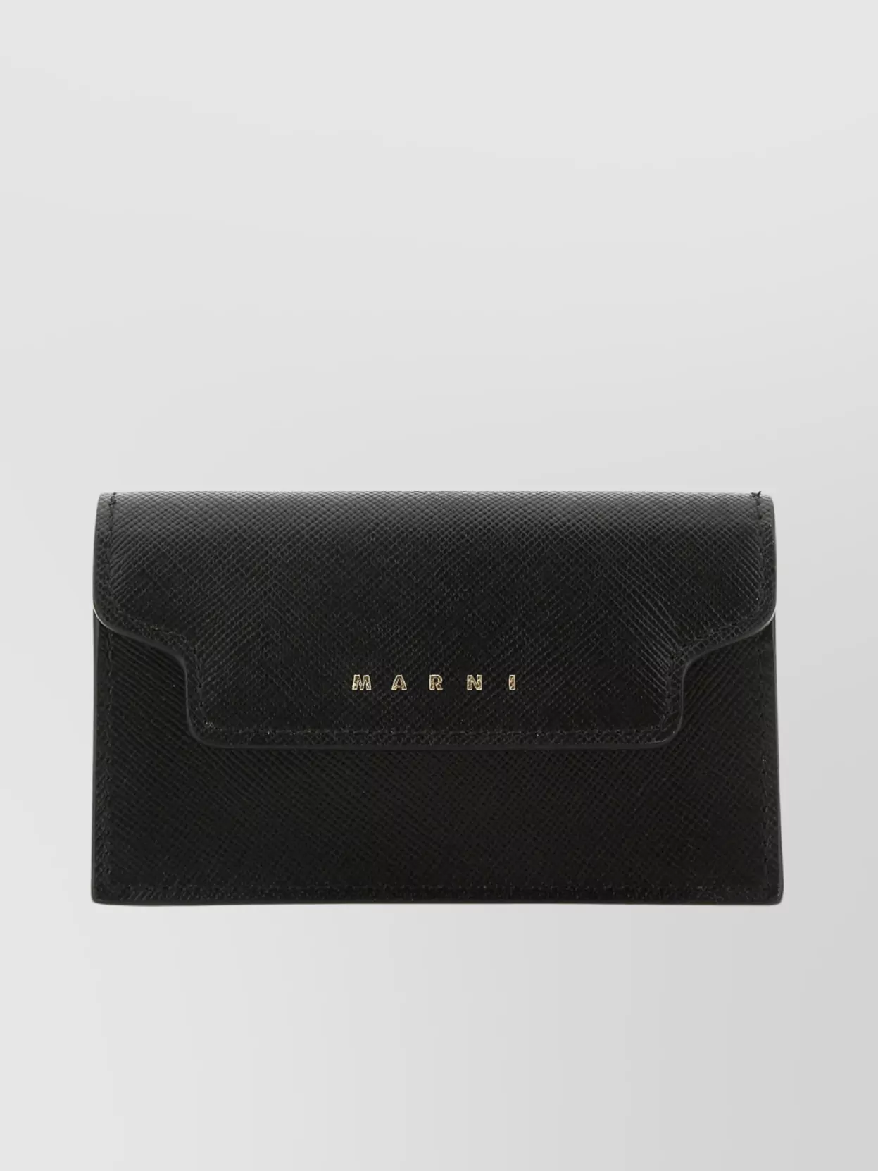 Shop Marni Textured Leather Rectangular Wallet