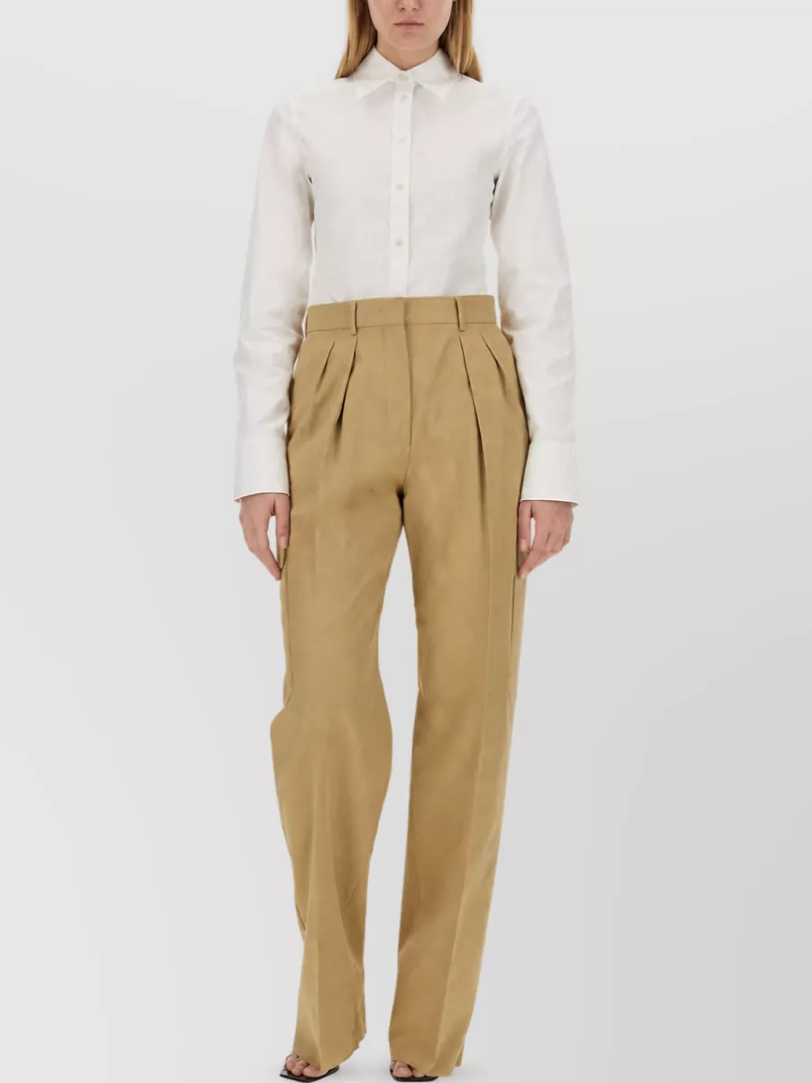Sportmax High-Rise Wide-Leg Trousers