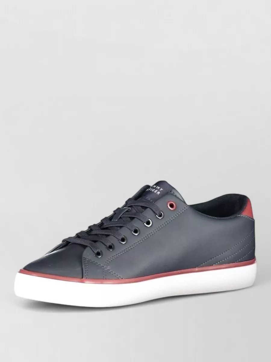 Tommy Hilfiger leather lace-up sneakers