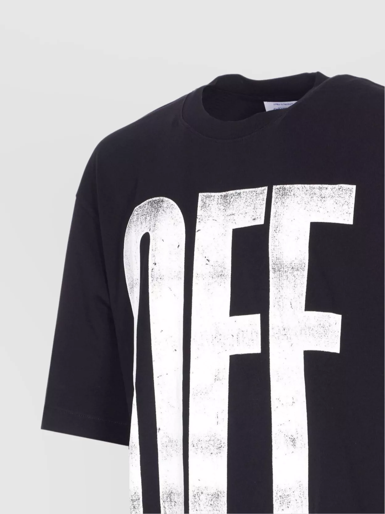 Off-white Graphic Skate Design Crewneck Short Sleeve T-shirt In Black